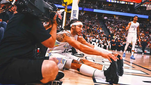 开云体育全站-掘金再遭重创！戈登因右腿筋拉伤至少缺席4-6周 曾因此连歇19场