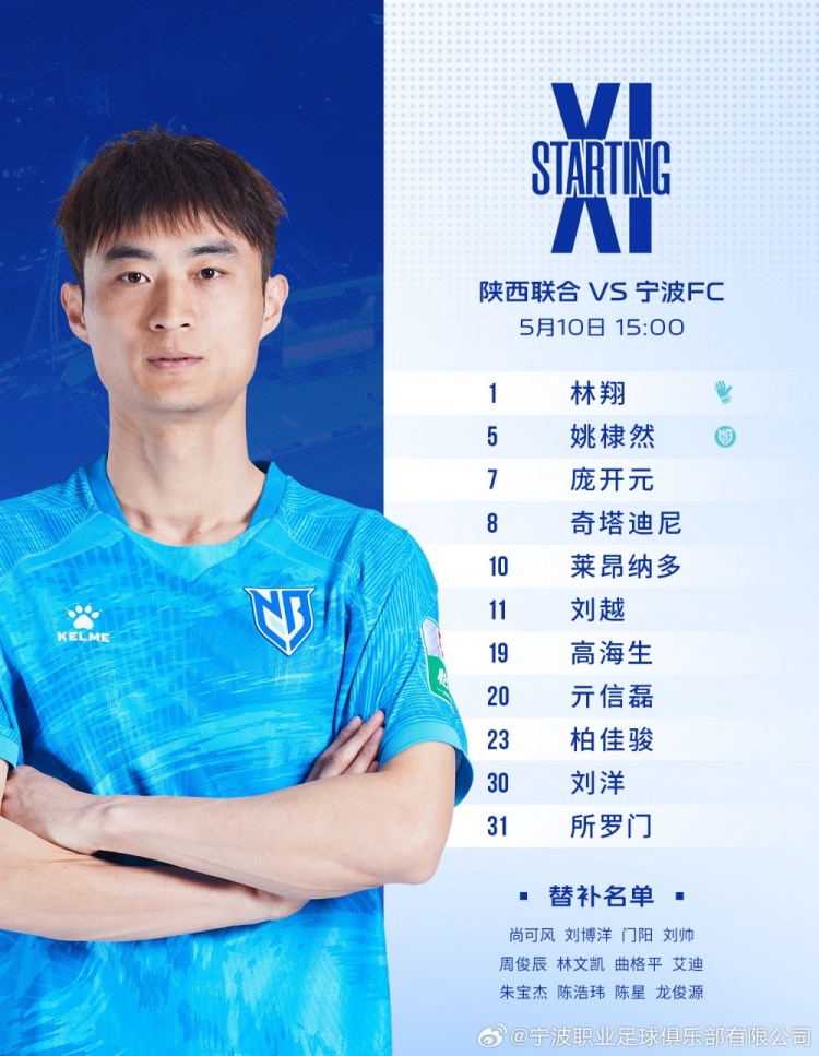 开云体育官方入口-陕西联合VS宁波FC：姚棣然担任队长，莱昂纳多伤愈回归首发出战